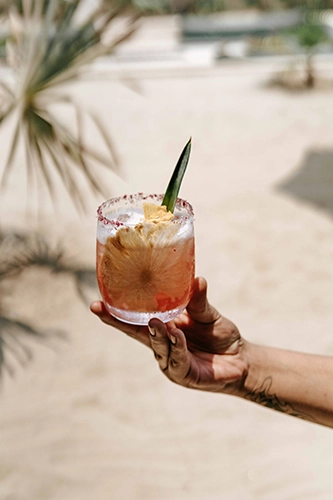 cocktail on a bar