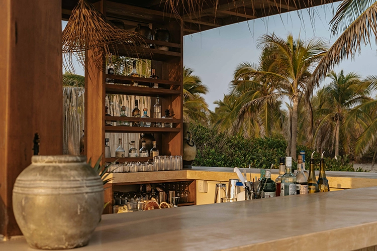 viex of the bar